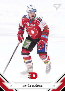 Matej Blumel Pardubice Tipsport ELH 2021/22 SportZoo 1. serie #99